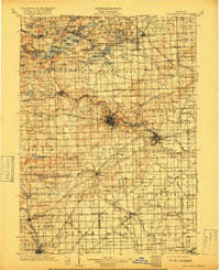 Ann Arbor 1904 topographic map thumbnail