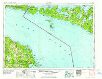 Alpena 1958 topographic map thumbnail