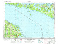 Alpena 1954 topographic map thumbnail