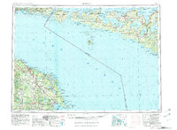 Alpena 1954 topographic map thumbnail
