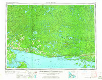 Blind River 1961 topographic map preview