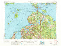 Cheboygan 1955 topographic map thumbnail
