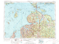 Cheboygan 1955 topographic map thumbnail