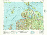 Cheboygan 1955 topographic map thumbnail