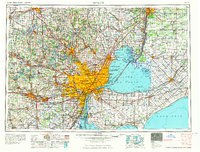 Detroit 1965 topographic map thumbnail