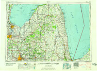 Flint 1958 topographic map thumbnail