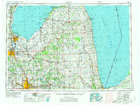 Flint 1954 topographic map thumbnail