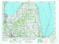 Flint 1954 topographic map thumbnail