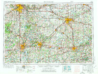 Grand Rapids 1958 topographic map thumbnail