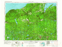 Iron River 1961 topographic map thumbnail