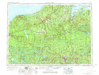 Iron River 1958 topographic map thumbnail