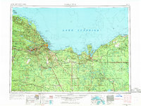 Marquette 1958 topographic map thumbnail