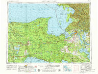 Sault Sainte Marie 1954 topographic map thumbnail