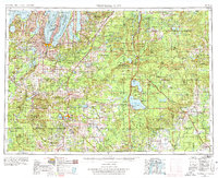 Traverse City 1954 topographic map thumbnail