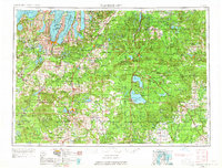 Traverse City 1954 topographic map thumbnail