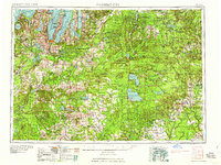 Traverse City 1958 topographic map thumbnail