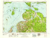 Cheboygan 1958 topographic map thumbnail