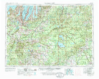 Traverse City 1954 topographic map thumbnail