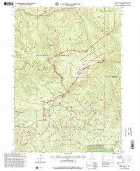 Abbott Butte 1998 topographic map thumbnail