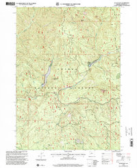 Acker Rock 1998 topographic map thumbnail