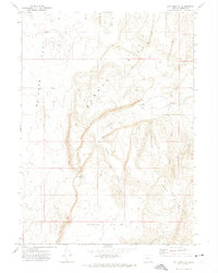 Acty Mountain NE 1971 topographic map thumbnail
