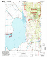 Agency Lake 1998 topographic map thumbnail