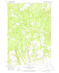 Akers Butte 1964 topographic map thumbnail