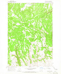 Akers Butte 1964 topographic map thumbnail