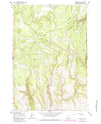 Akers Butte 1984 topographic map thumbnail