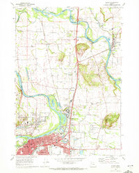 Albany 1970 topographic map preview