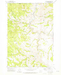 Aldrich Gulch 1972 topographic map thumbnail