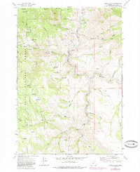 Aldrich Gulch 1972 topographic map thumbnail