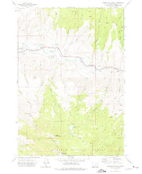 Aldrich Mountain North 1972 topographic map thumbnail