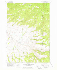 Aldrich Mountain South 1972 topographic map thumbnail