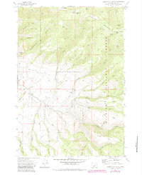 Aldrich Mountain South 1972 topographic map thumbnail