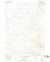 Alger Lake 1967 topographic map thumbnail