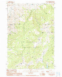 Alsup Mountain 1990 topographic map thumbnail