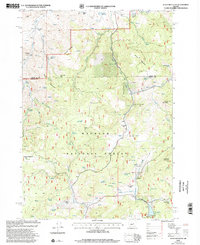 Alsup Mountain 1999 topographic map thumbnail