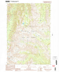 Aneroid Mountain 1990 topographic map thumbnail