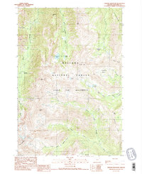 Aneroid Mountain 1990 topographic map thumbnail