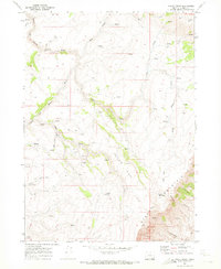 Ankle Creek 1968 topographic map thumbnail