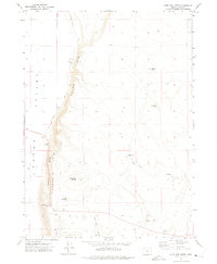 Antelope Butte 1971 topographic map thumbnail