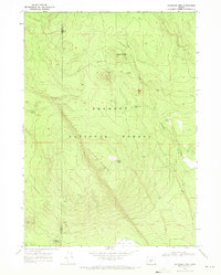 Antelope Mtn 1968 topographic map thumbnail
