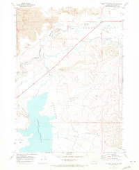 Antelope Reservoir 1969 topographic map thumbnail