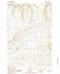 Antelope 1987 topographic map thumbnail