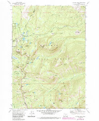 Anthony Lakes 1972 topographic map thumbnail