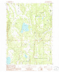 Antler Point 1988 topographic map thumbnail
