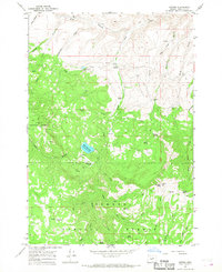 Antone 1966 topographic map thumbnail