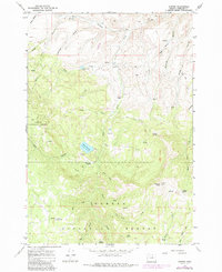 Antone 1966 topographic map thumbnail
