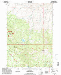 Antone 1992 topographic map thumbnail